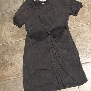 Honey Punch Dresses - Cutout gray dress Honey Punch Dresses - Cutout gray dress